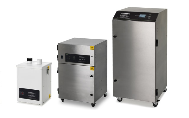 Filtracja spalin - BOFA . Filtry BOFA